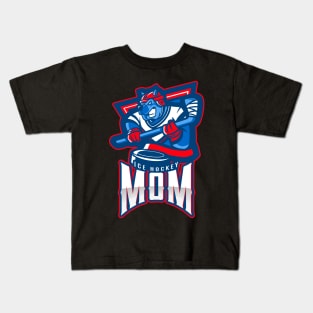 Ice Hockey Mom Kids T-Shirt